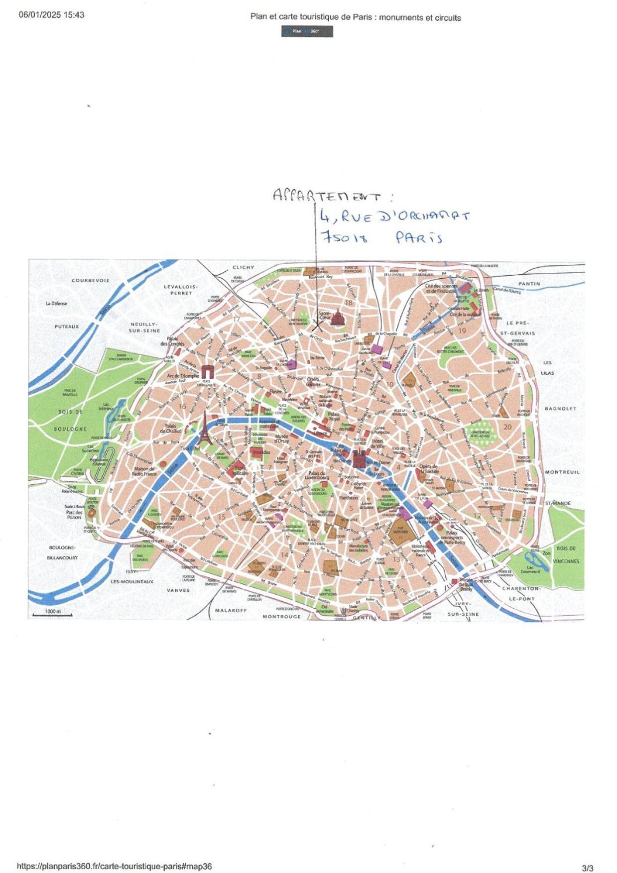 Paris Sacre Coeur Montmartre Et Tour Eiffel, 8 People, 아파트 외부 사진